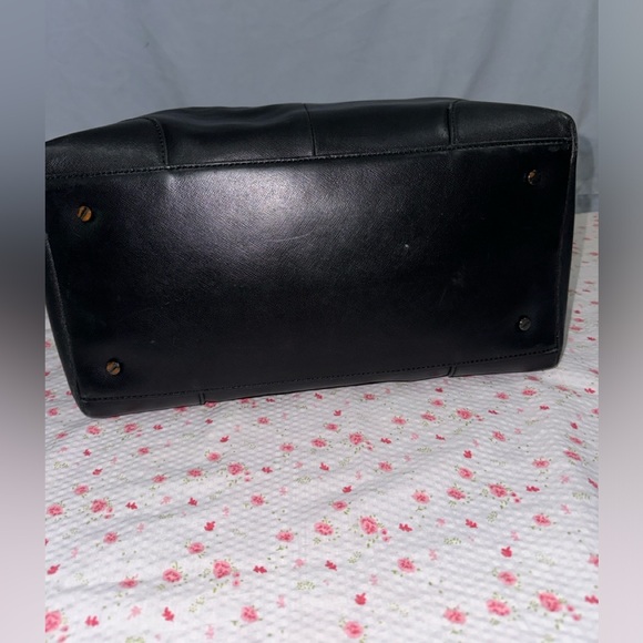 Tory Burch Classic Black Leather Satchel - Picture 6 of 13